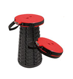 Tragbarer, ausziehbarer Teleskop-Hocker mit USB-Anschluss – Komfort trifft Innovation!