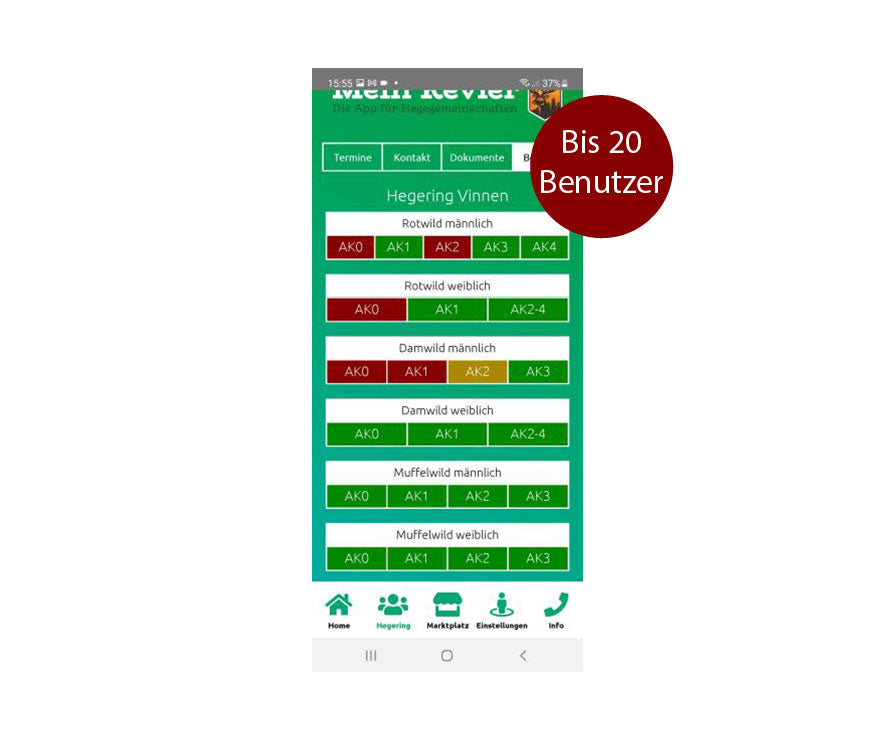 Modul "Streckenmeldung & Kartierung" (bis 20 Benutzer)