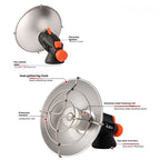 Portable Gas-Heizstrahler – Kompakt, leistungsstark & vielseitig einsetzbar
